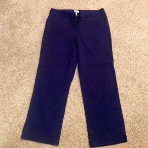 Cropped Navy Pant
